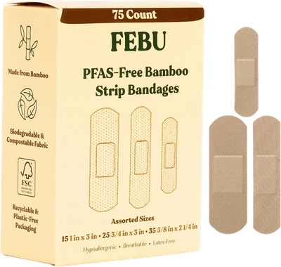 PFAS-Free Bamboo Bandages