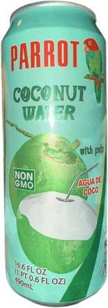 Parrot coconut water with pulp