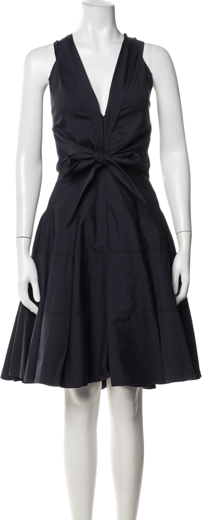Vintage Blue Knee-Length Dress