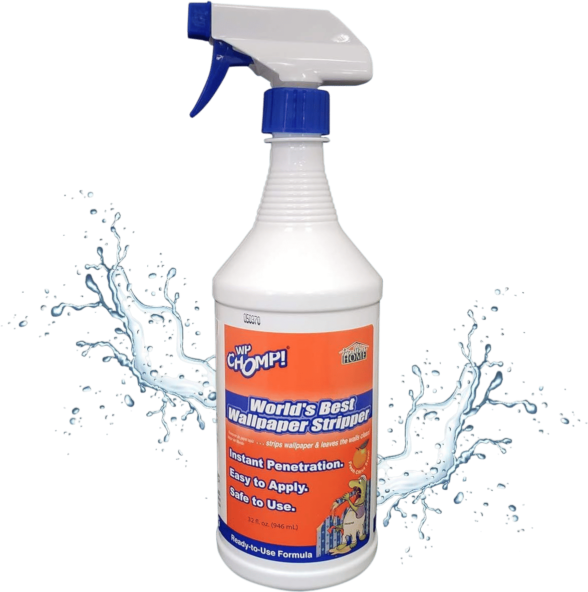 WP Chomp World’s Best Wallpaper Stripper: and Sticky Paste Remover, Citrus Scent 32oz.trigger - House Paint - Amazon.com