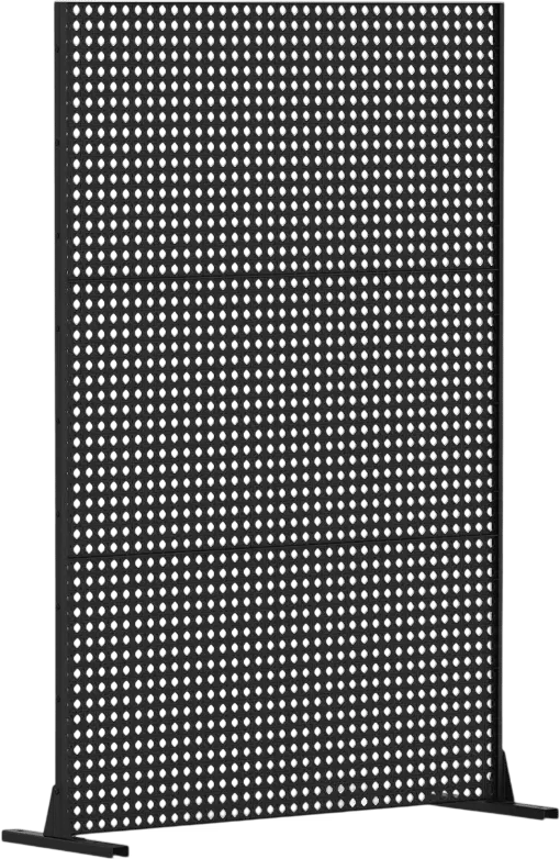 Domi Louvered Metal Privacy Screen & Reviews | Wayfair