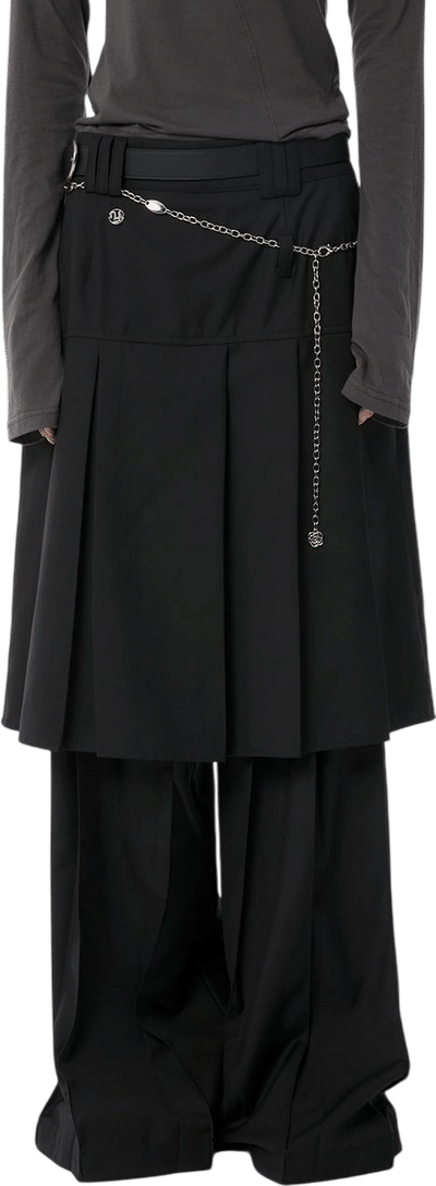 Pleats Midi Skirt (FL-243)