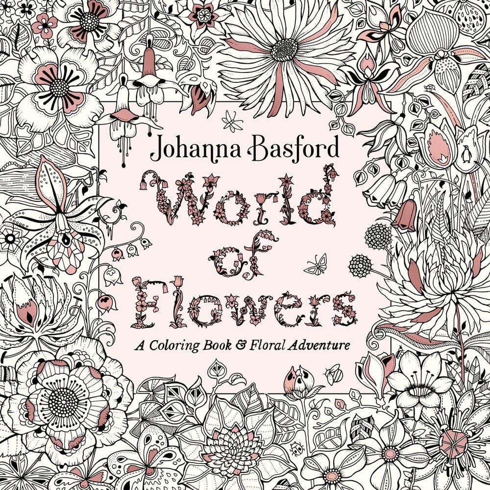 Adult Coloring Book & Colored Pencils