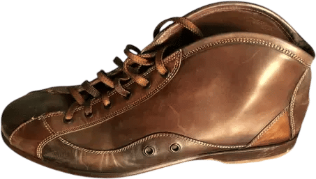 Leather boots Non Signé / Unsigned Brown size 43 EU in Leather - 51497898