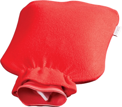 Rubber Hot Water Bottle with Fleece Cover