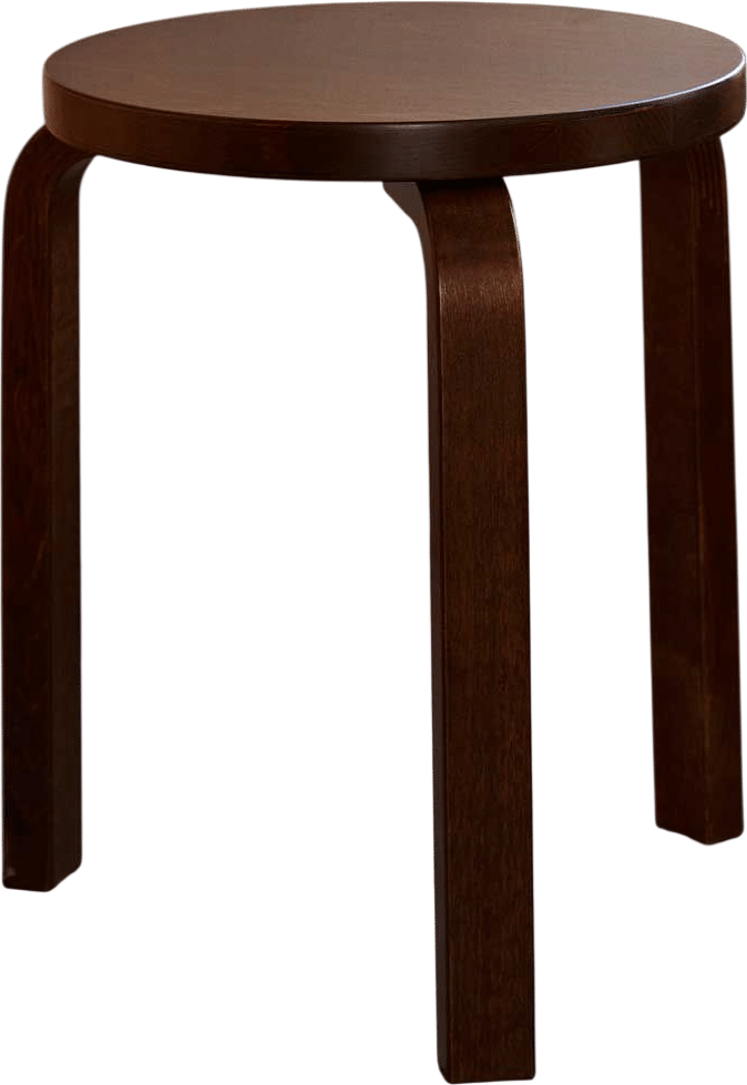 Artek Aalto Stool 60 — Walnut Stained
