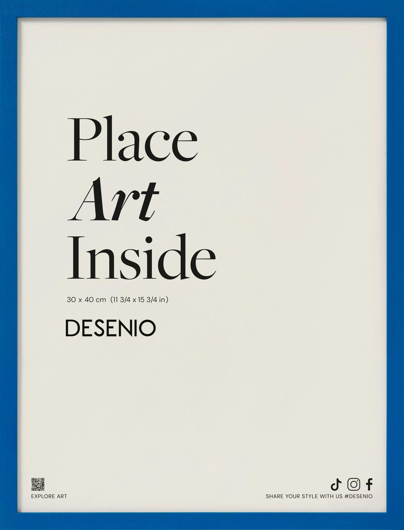 Blue Picture Frame