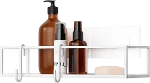 Umbra Cubiko Shower Caddy, Set of 2, White