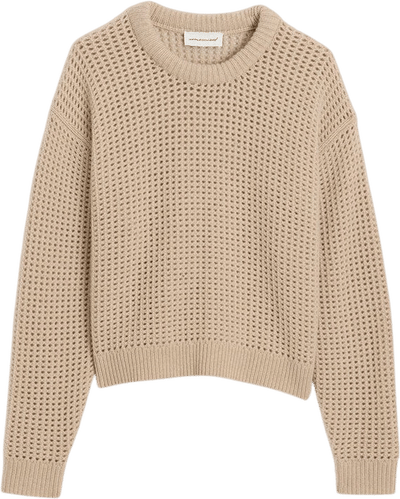 Winter-Weight Cashmere Crewneck Sweater