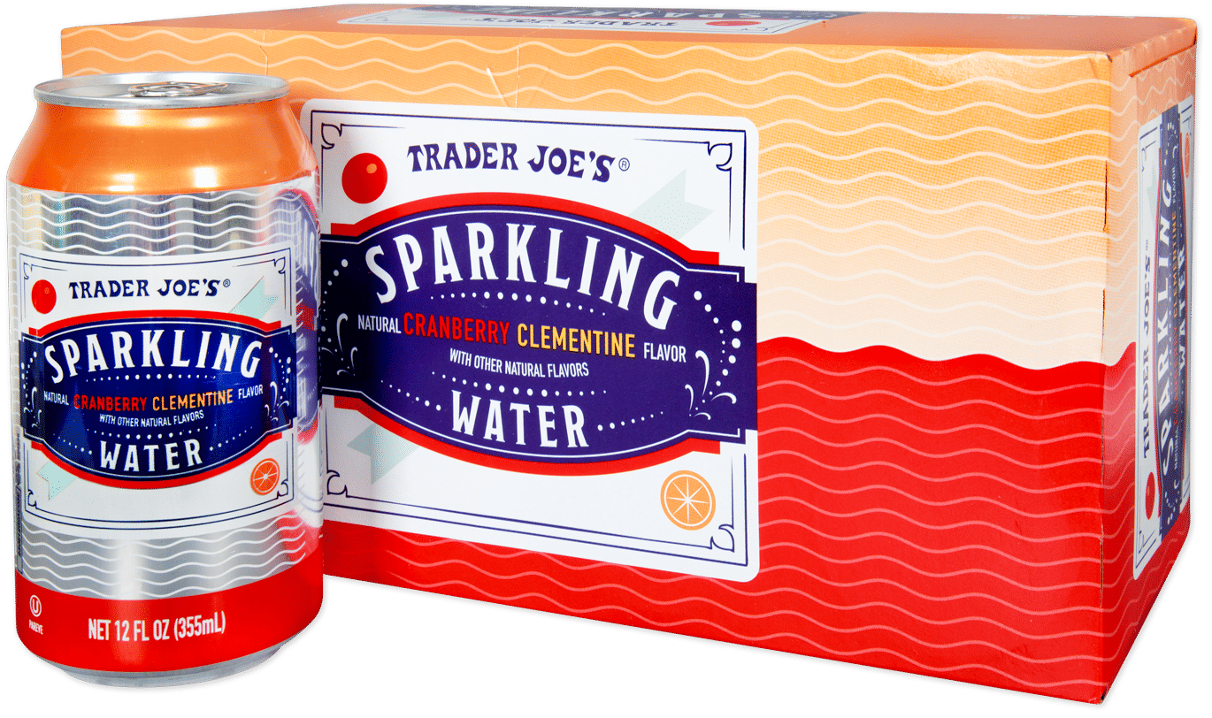 Trader Joe's Cranberry Clementine Sparkling Water
