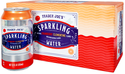 Trader Joe's Cranberry Clementine Sparkling Water