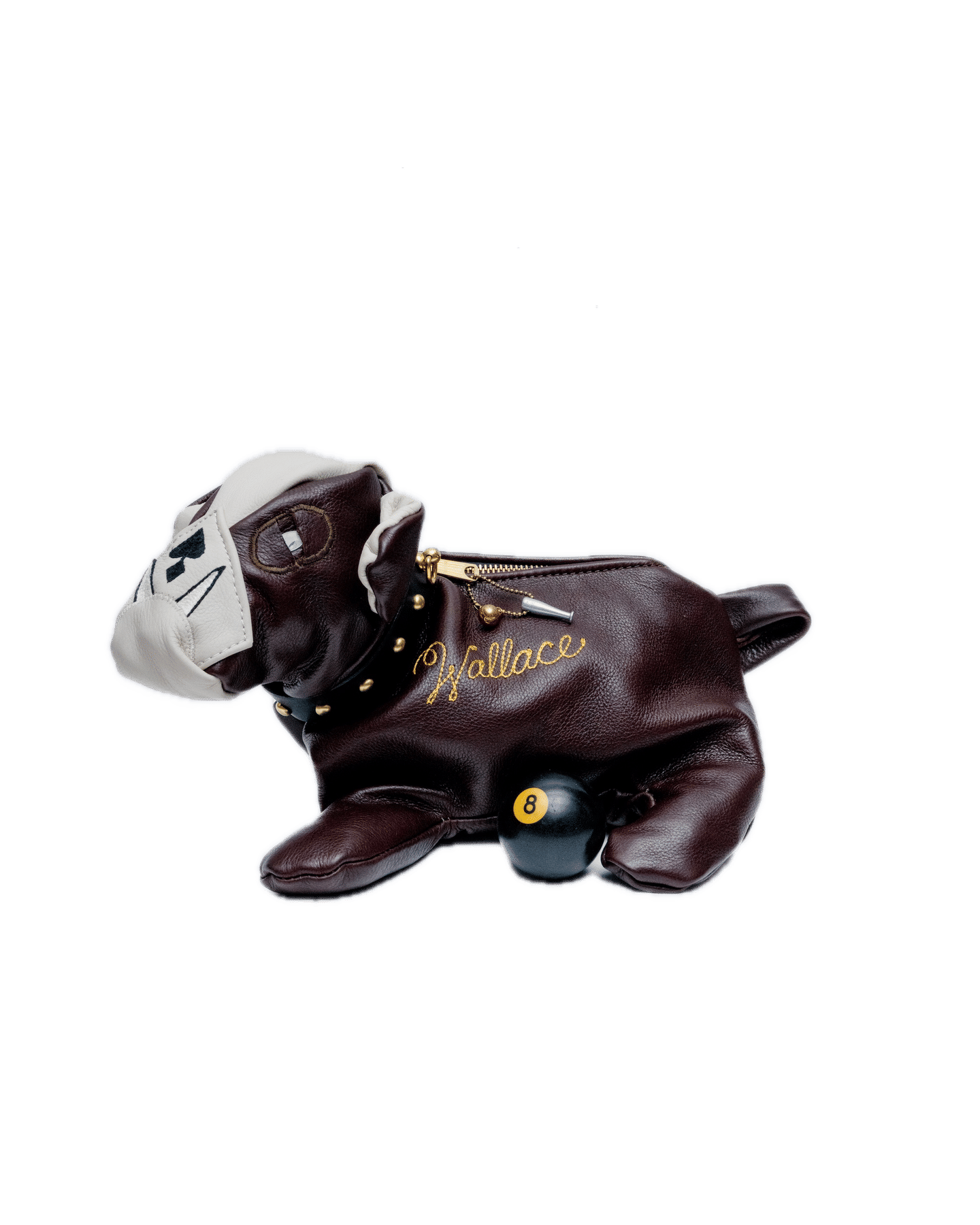 Custom Brown Bulldog Purse