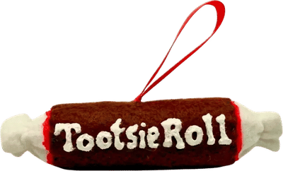 Tootsie Roll Felt Ornament