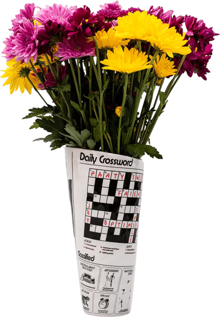 Newspaper Vase