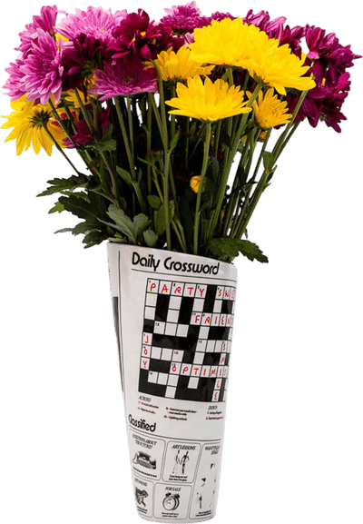 Newspaper Vase