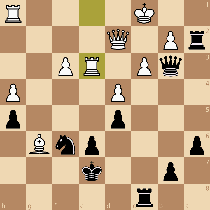 Chess tactic - Black to play
