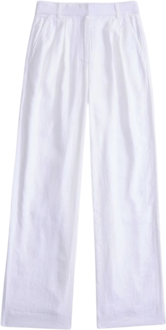 Sloane Linen-Blend Wide-Leg Pant