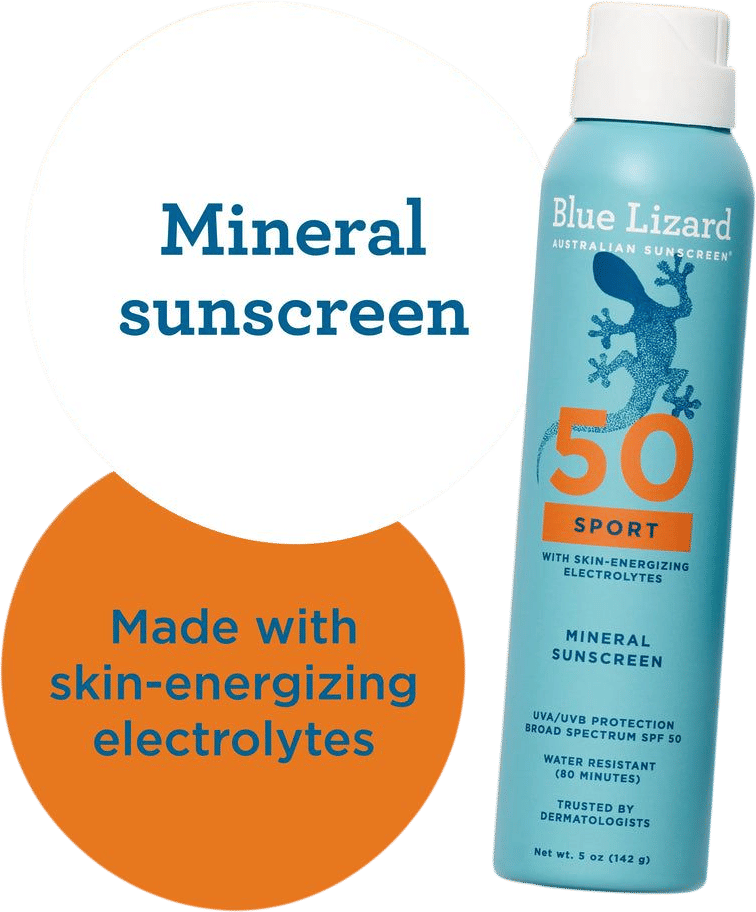 BLUE LIZARD Sport Mineral Sunscreen Spray SPF 50+