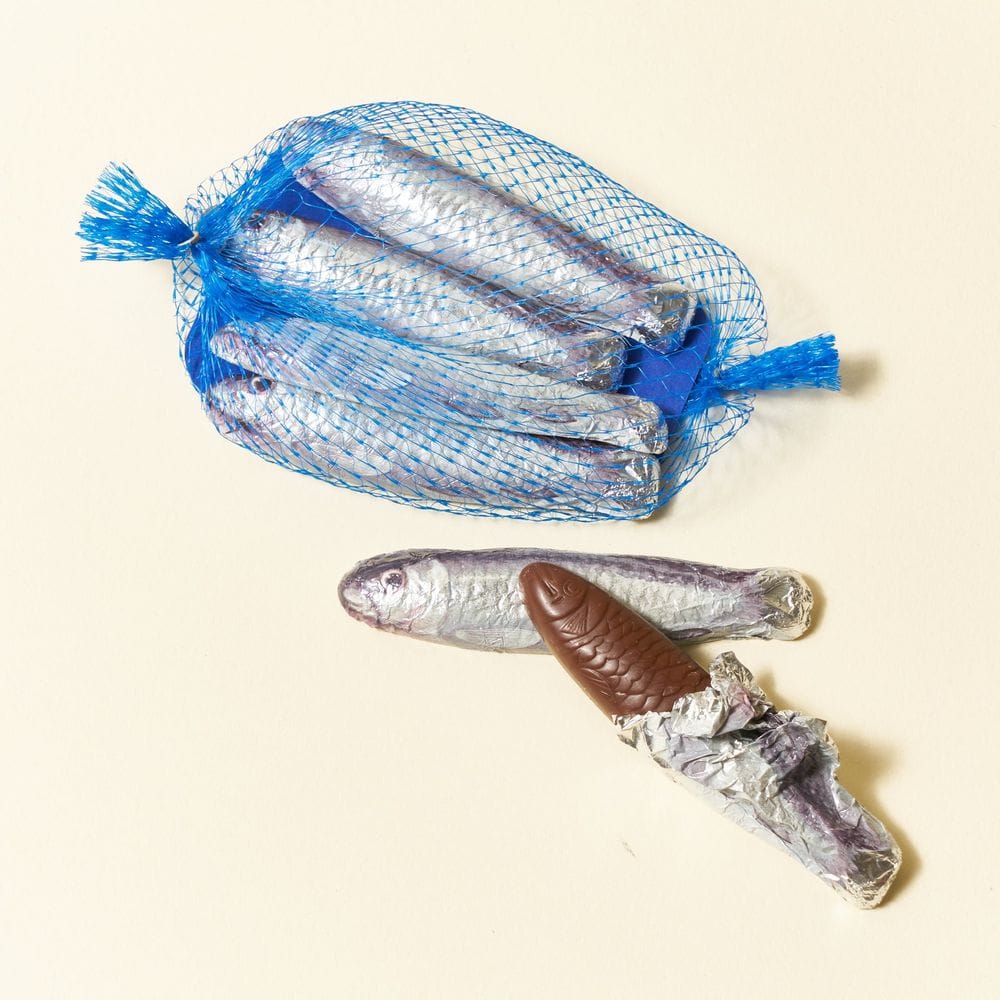 Chocolate Sardines in Net
