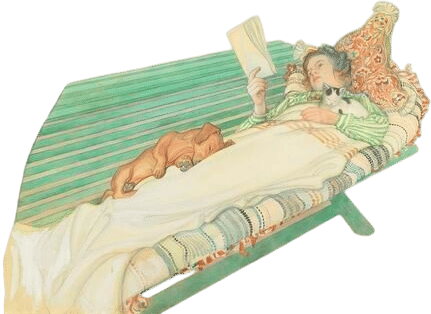 "I'm taking to my bed!"