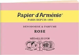 rose paper incense