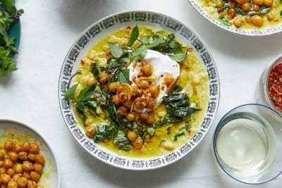 The Stew: Spiced Chickpea Stew with Coconut and Turmeric Recipe