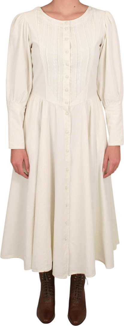 Cordelia Pioneer Dress - Natural