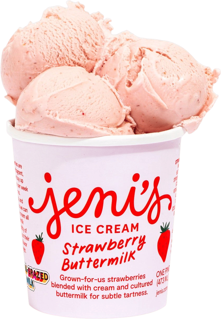 Jeni's Strawberry Buttermilk