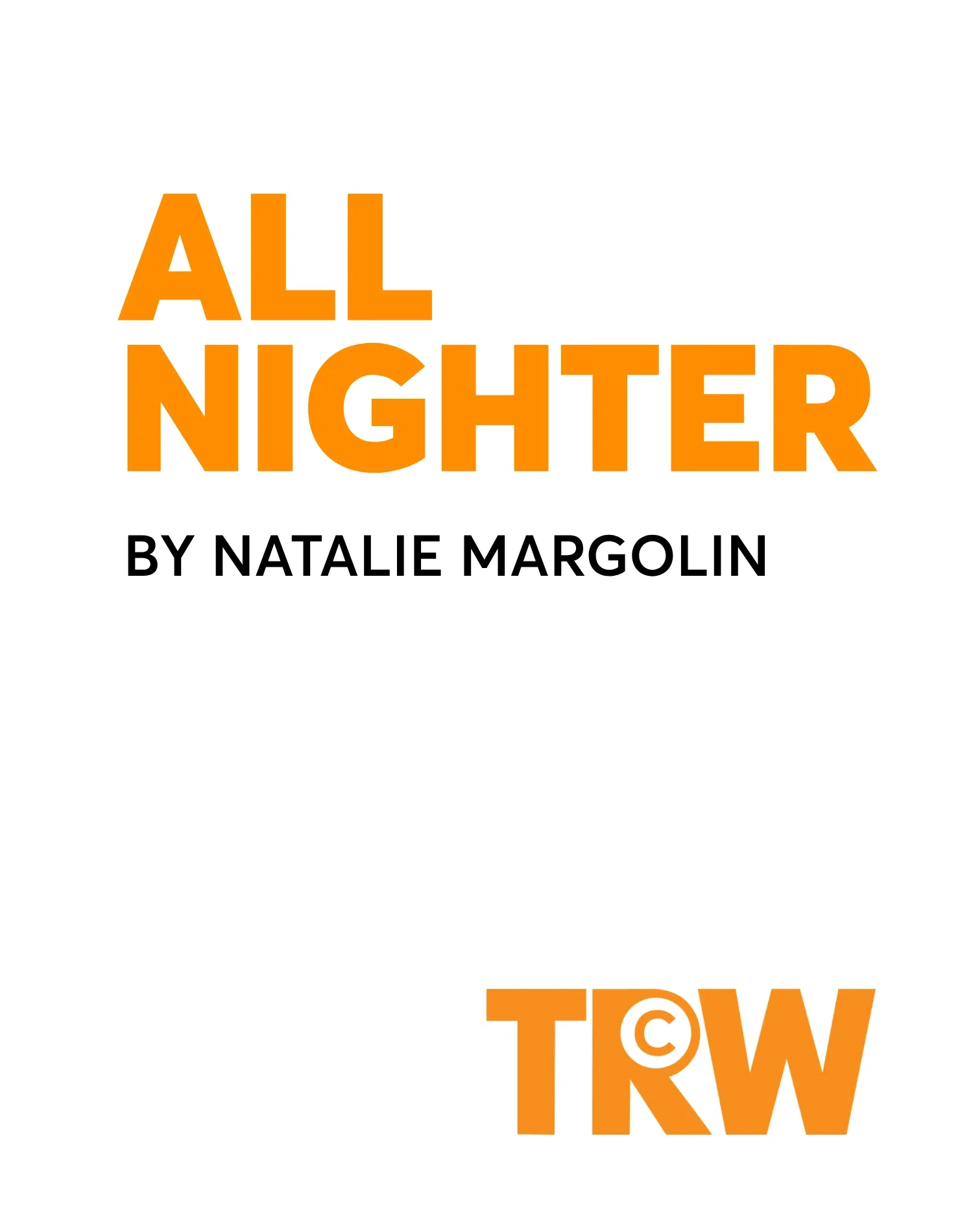 all nighter (natalie margolin)