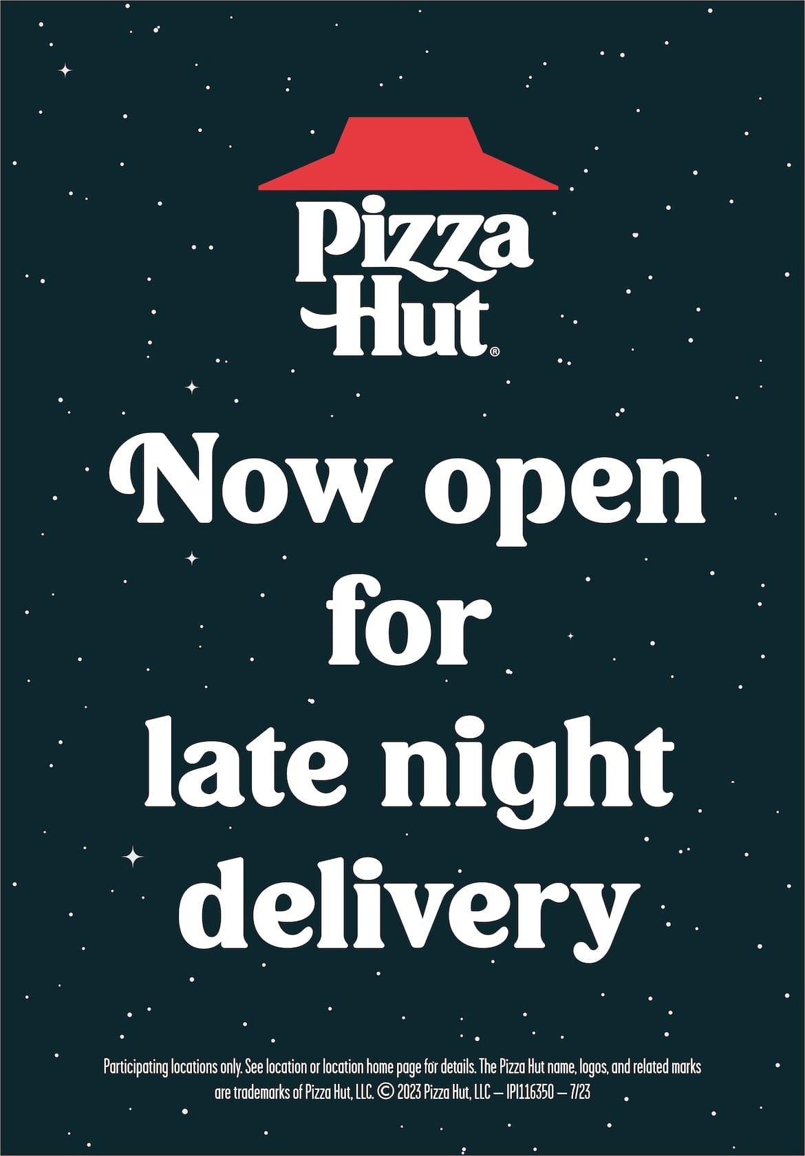 midnight pizza delivery