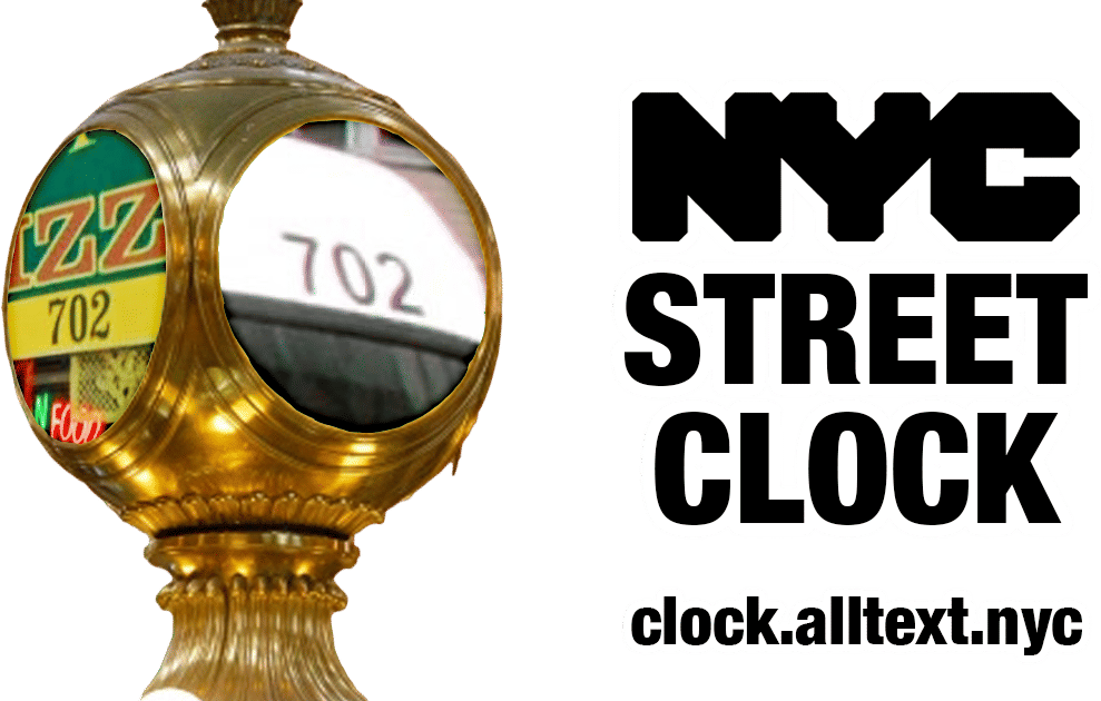 NYC Street Clock