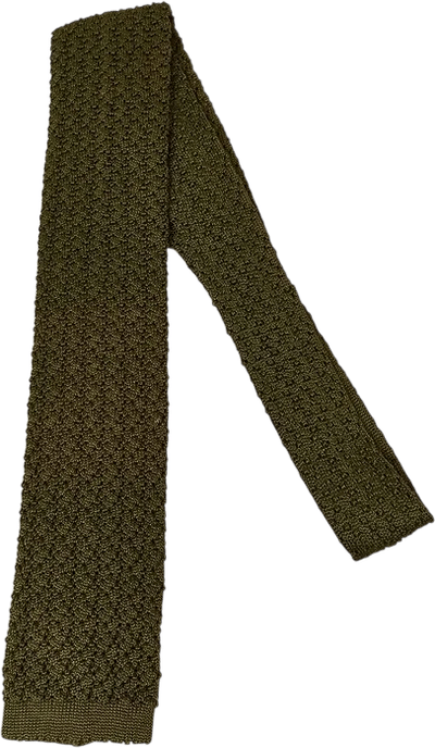 Silk Blend Knit Tie
