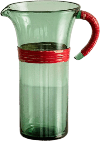 Italian Glass Pitcher