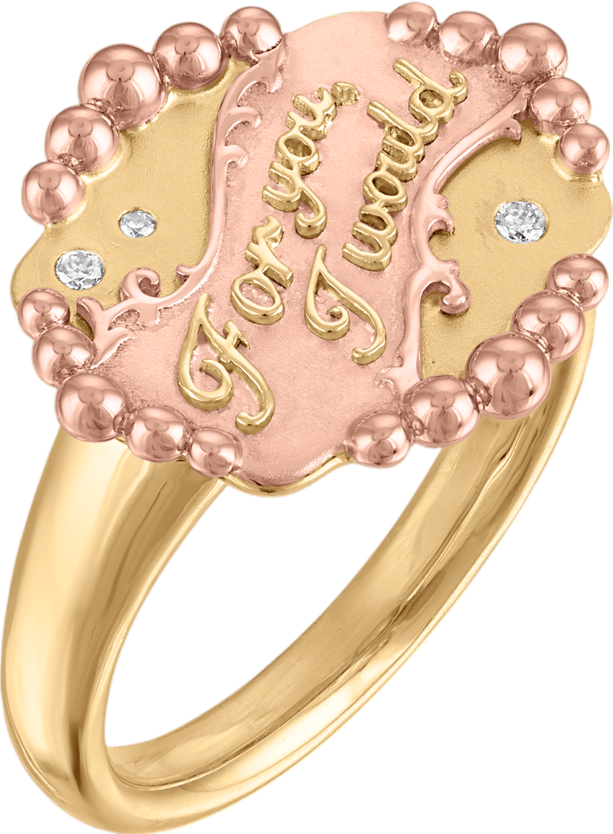 For You I Would Banner Ring