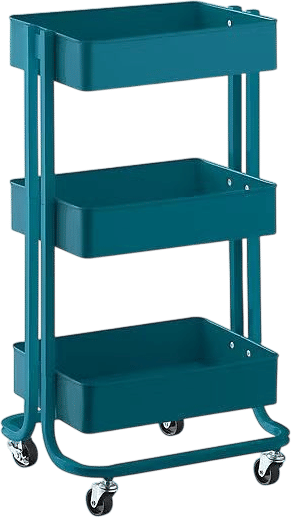 3-Tier Rolling Cart