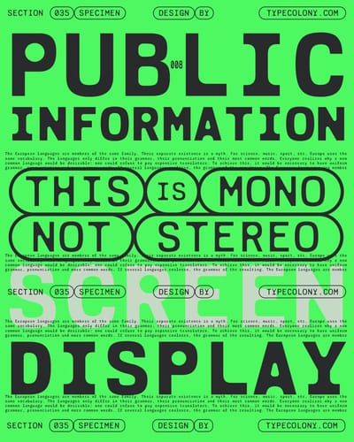 Brau Mono Font
