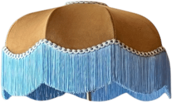 Stella Brown Fringed Lampshade