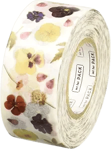 mt PACK Pressed Flowers Washi Tape