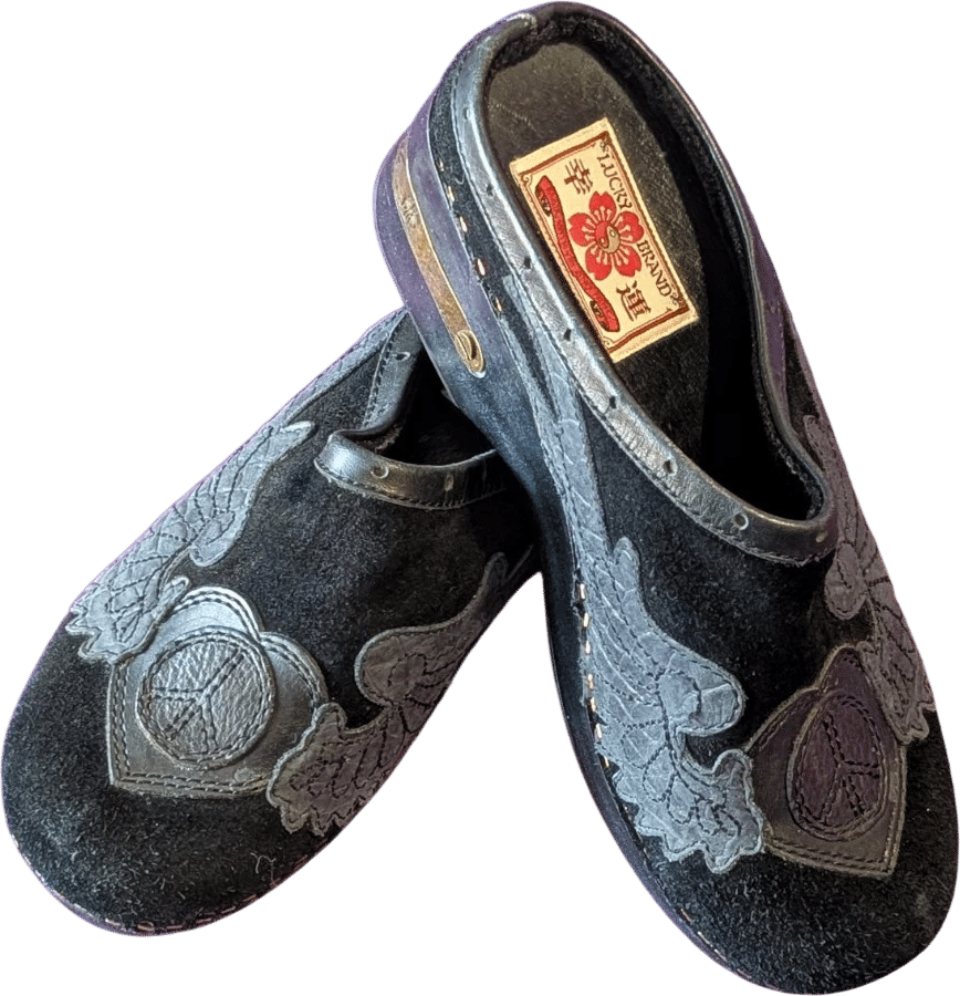 Women's Lucky Brand Vintage Wooden Clog with PeSize 7M