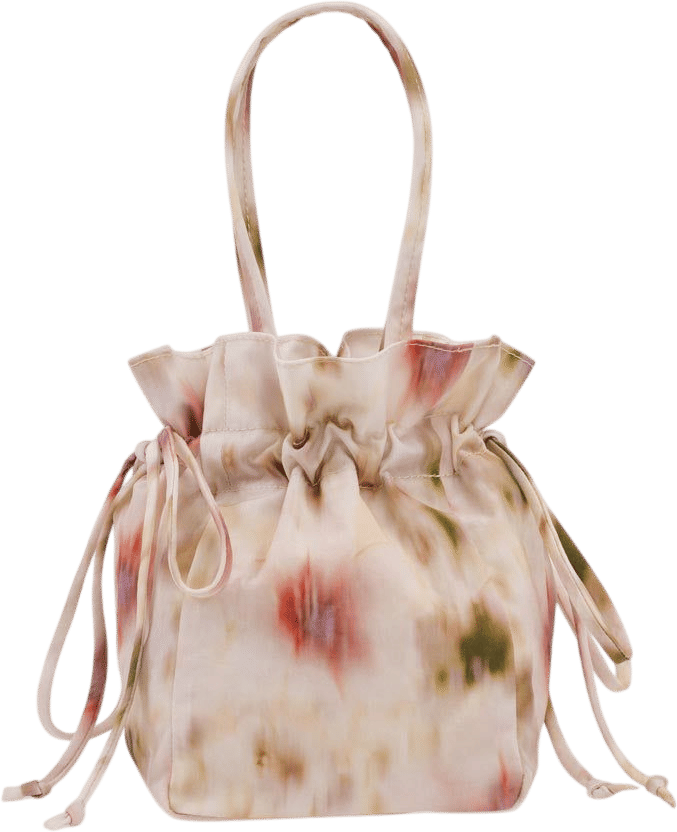 Baggu Nylon Drawstring Bag - Abstract Floral