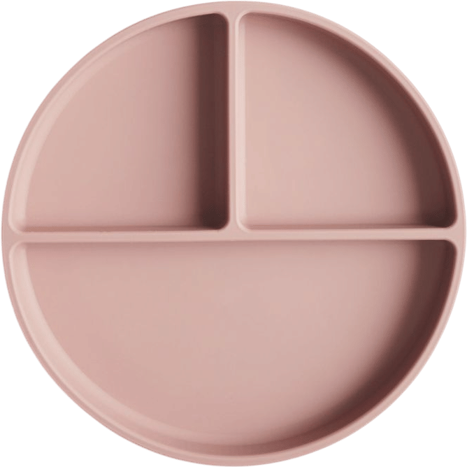 mushie Silicone Suction Plate – Safe & non-toxic: BPA-free, Food-Grade - Blush | Grove Collaborative