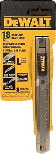 DEWALT DWHT10038 18mm Snap-Off Utility Knife