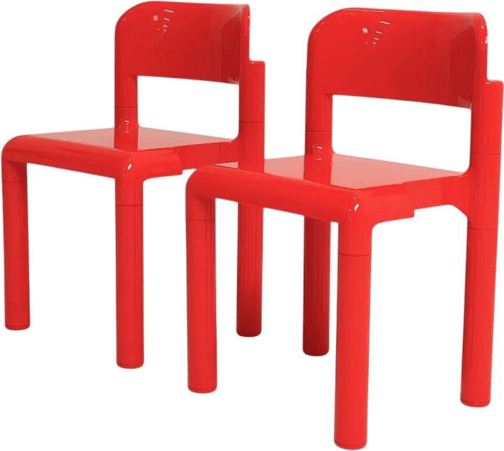 Chairs by Eero Aarnio for UPO Furniture, Finland, 1980, Set of 2