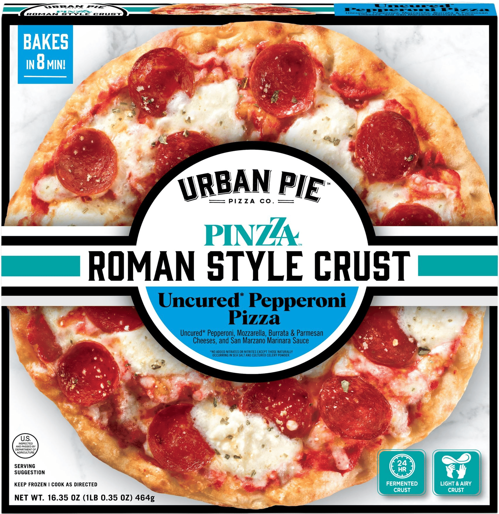 This frozen pizza + a butter lettuce salad