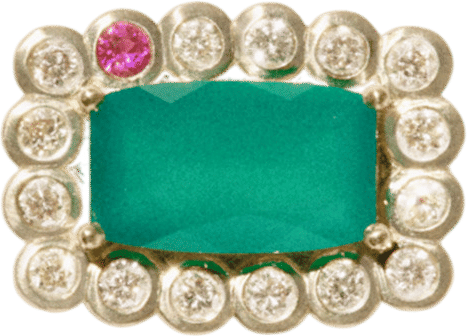 Robin N°2 Green Chalcedony Ring
