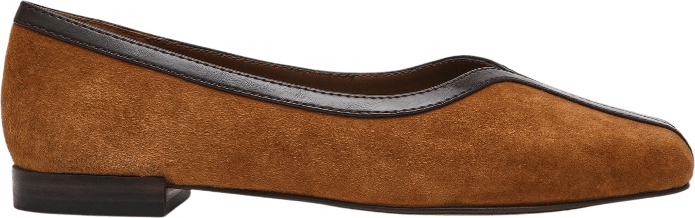 Steve Madden Dorelia Flat Shoe Chestnut