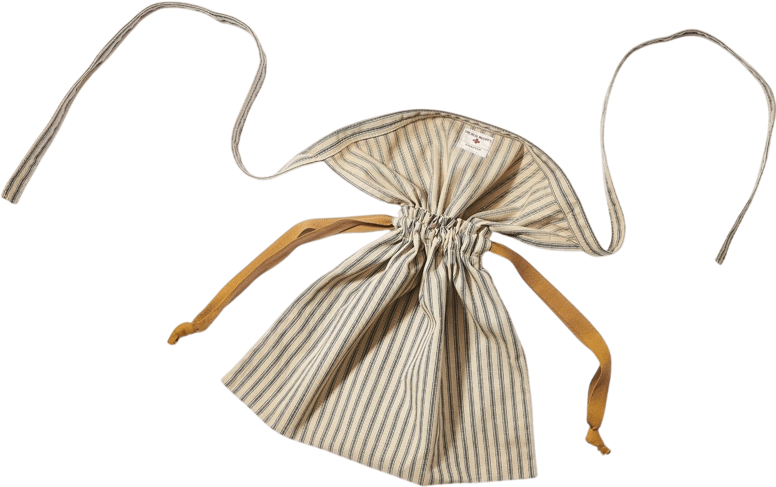 Ticking Stripe Apron Bag