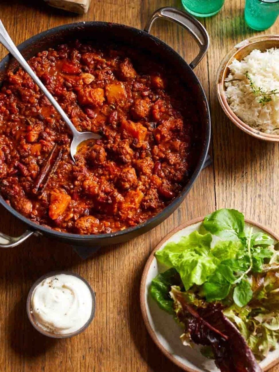 Sausage and Squash Chili Recipe
