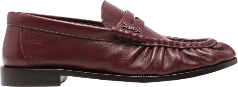Burgundy Leather Loafers