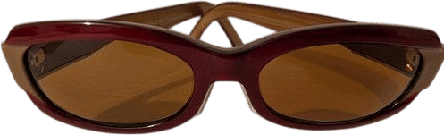 Vintage Red and Gold Escada Sunglasses